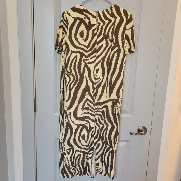 Corey Lynn Calter Zebra Maxi Tee Dress - Picture 2 of 7